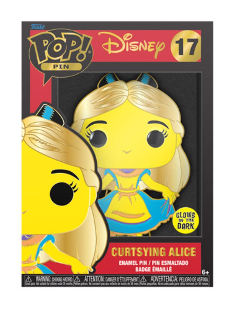 Funko Pop Pin! - Disney Curtsying Alice 17 - PopPalace 