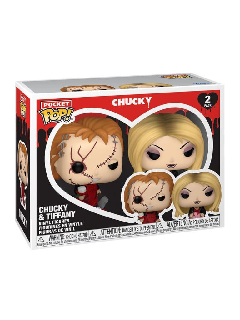 Funko Pocket Pop! 2-Pack - Child's Play: Valentine Chucky & Tiffany 4 cm