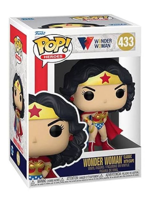 Funko Pop! - Wonder Woman Classic with Cape 443 - PopPalace 