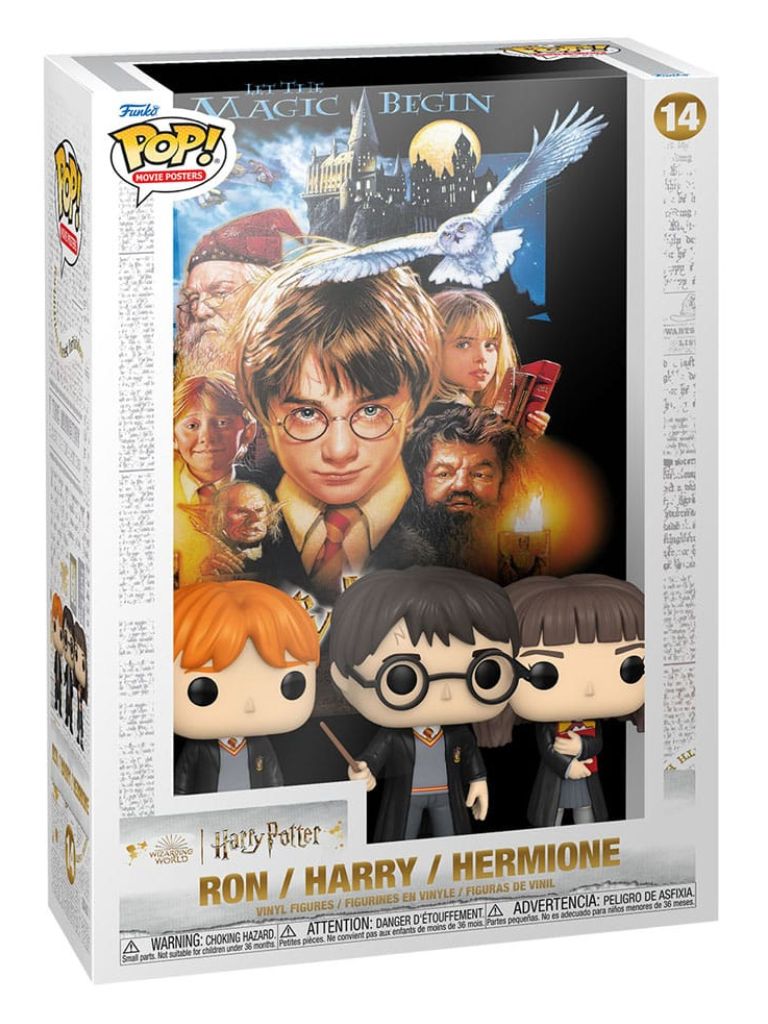 Funko Pop! Movie Posters: Harry Potter The Sorcerer’s Stone: Harry - Ron - Hermione #14