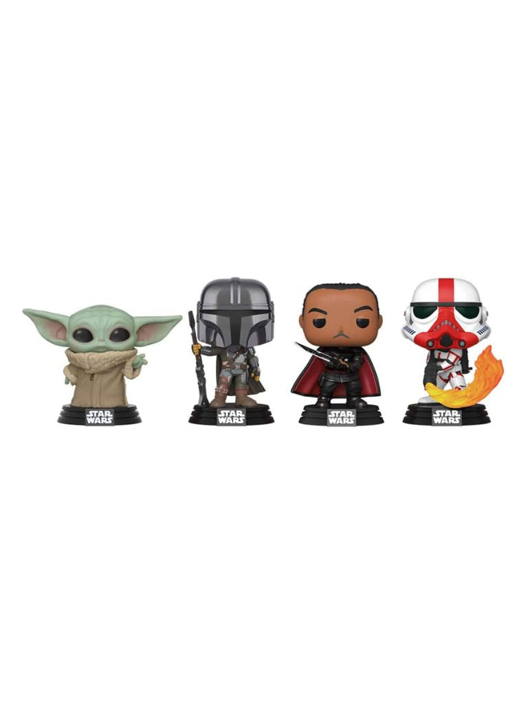 Funko Pops! - Star Wars: The Mandalorian Holiday 4 Pack