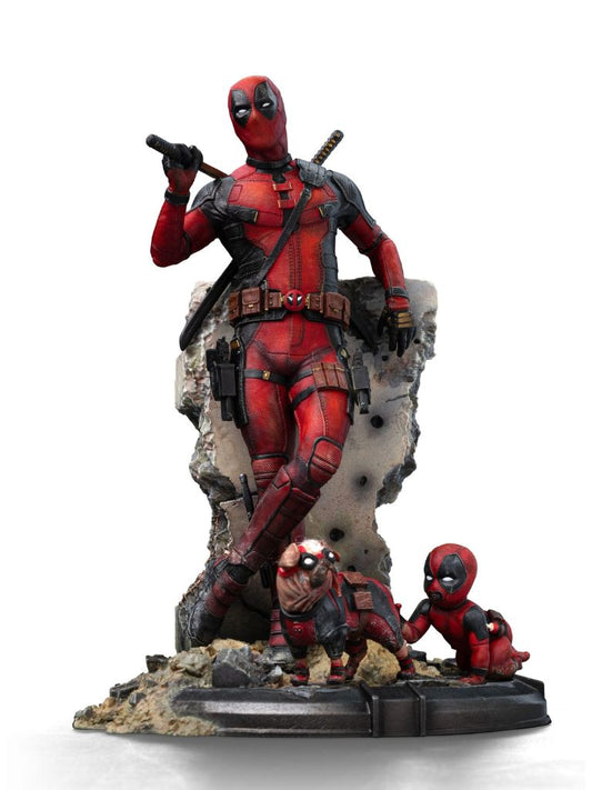 Iron Studios - Marvel Deadpool 3: Deadpool Standbeeld 1:10 Schaal