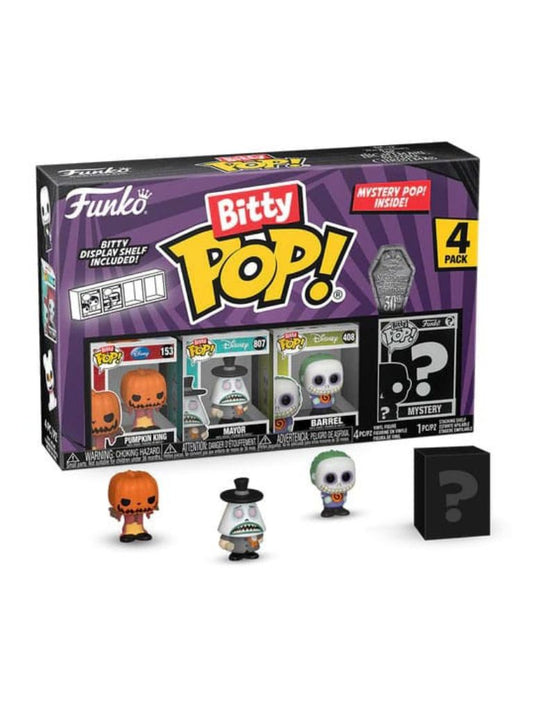 Funko Bitty Pops! - Nightmare Before Christmas 4 Figure Pack: Pumpkin Jack 2.5 cm - PopPalace 