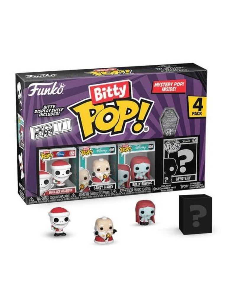 Funko Bitty Pops! - Nightmare Before Christmas 4 Figure Pack: Santa Jack 2.5 cm - PopPalace 